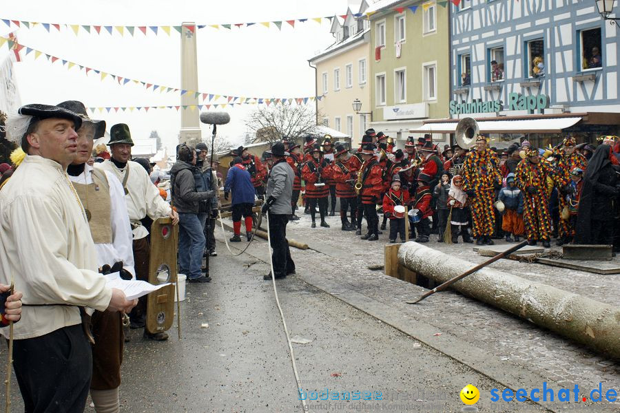 Narrenbaumstellen: Stockach, 11.02.2010