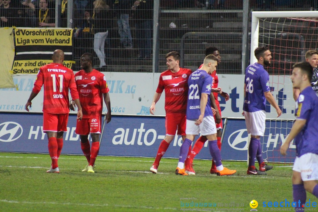 Fussball: FC Winterthur - FC Schaffhausen: Winterthur, 06.04.2018