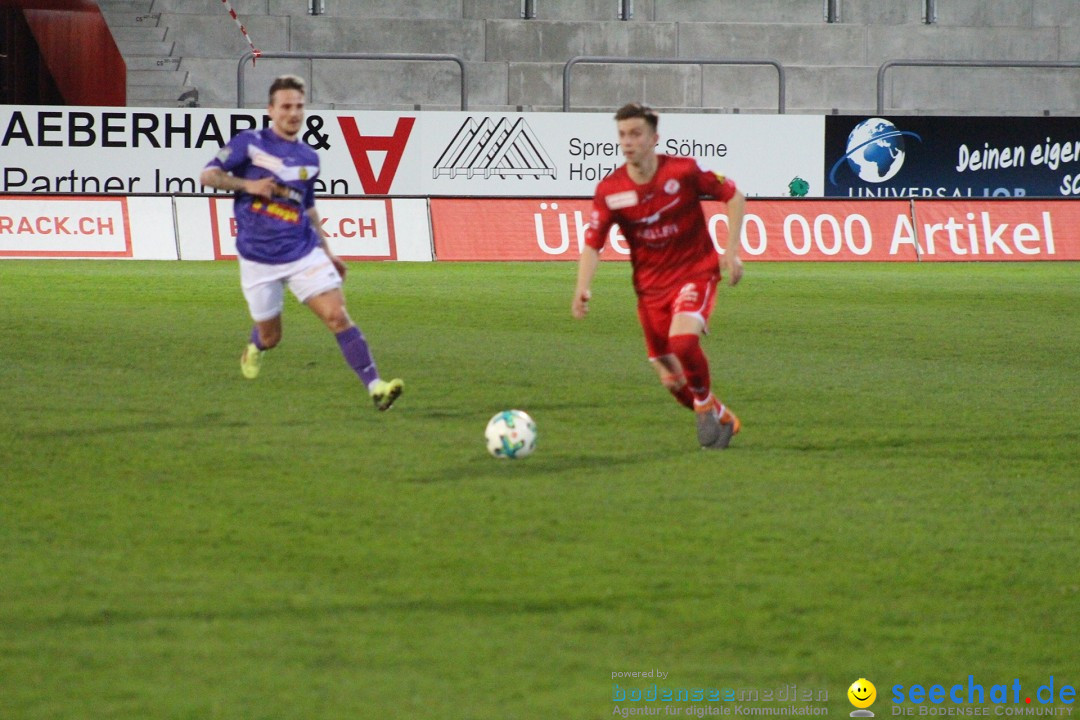 Fussball: FC Winterthur - FC Schaffhausen: Winterthur, 06.04.2018