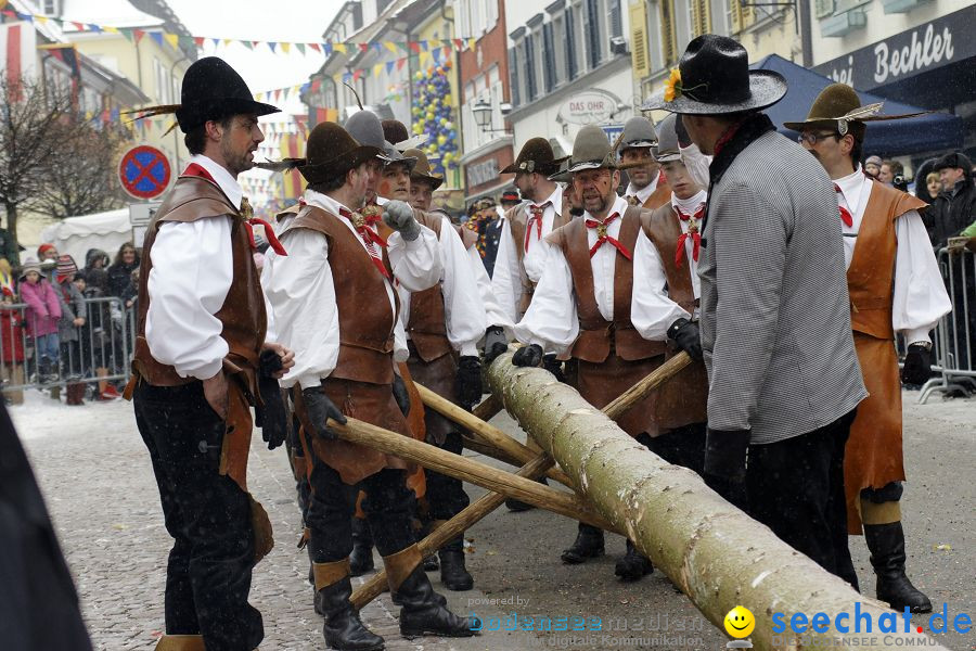 Narrenbaumstellen: Stockach, 11.02.2010