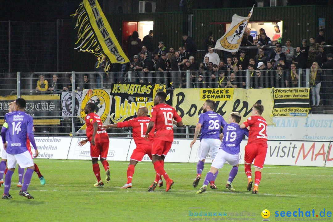 Fussball: FC Winterthur - FC Schaffhausen: Winterthur, 06.04.2018