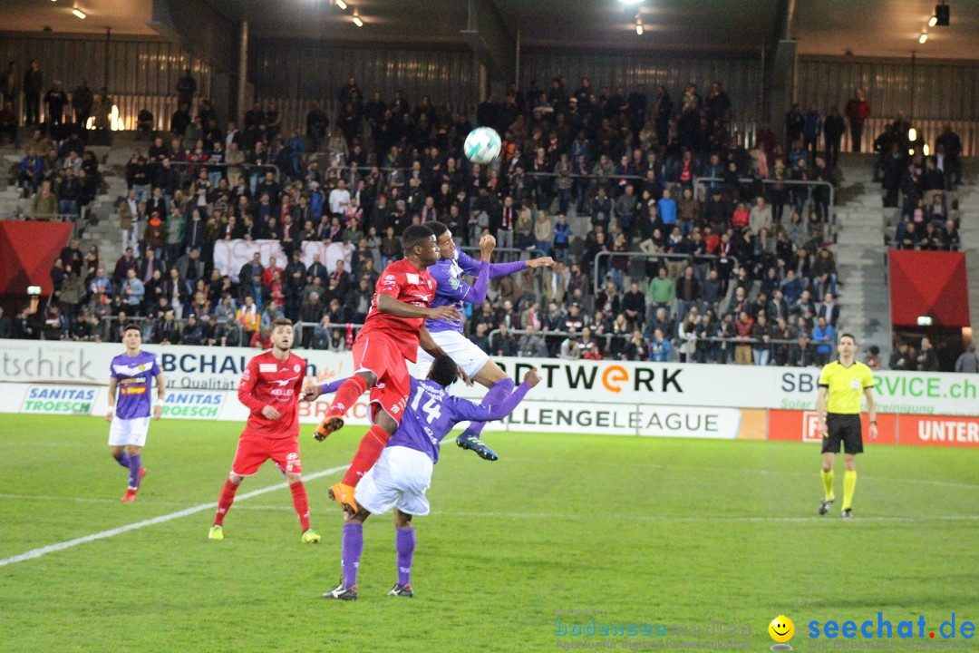 Fussball: FC Winterthur - FC Schaffhausen: Winterthur, 06.04.2018