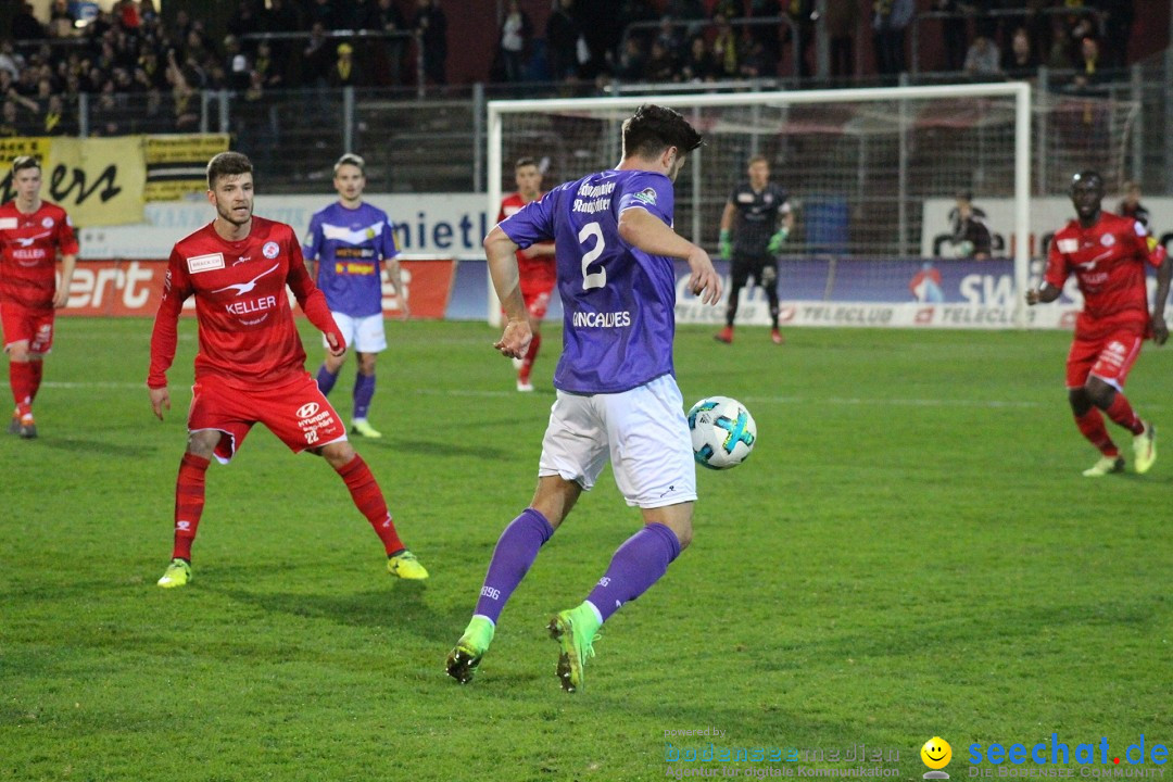 Fussball: FC Winterthur - FC Schaffhausen: Winterthur, 06.04.2018