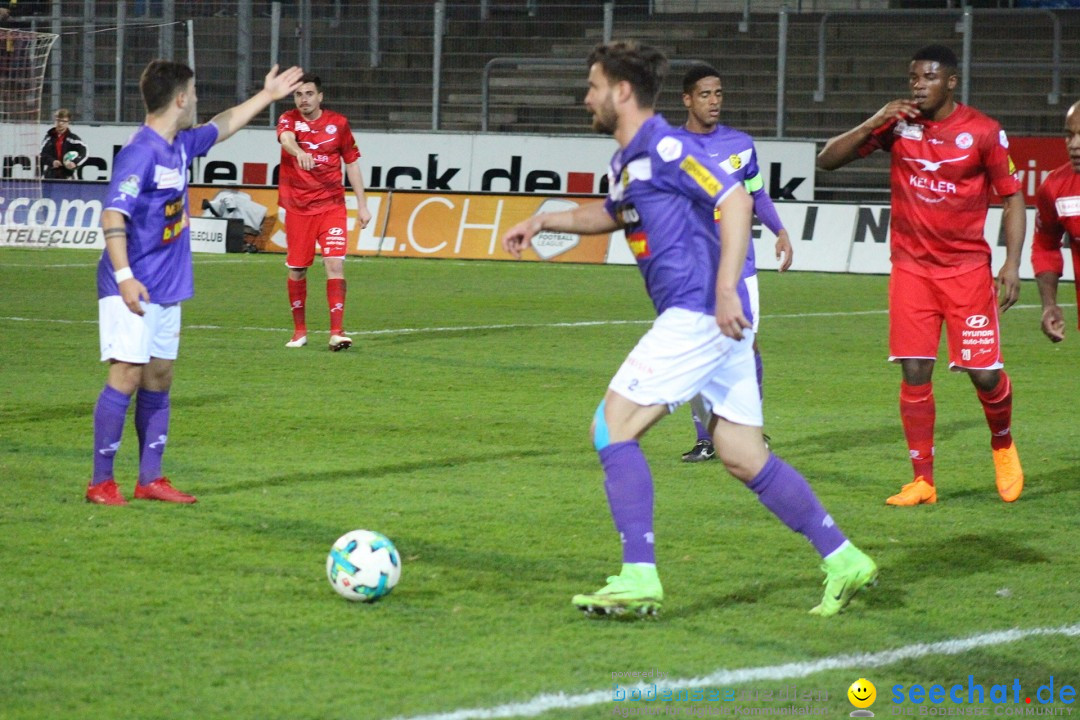 Fussball: FC Winterthur - FC Schaffhausen: Winterthur, 06.04.2018