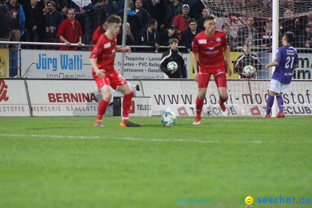 Fussball: FC Winterthur - FC Schaffhausen: Winterthur, 06.04.2018