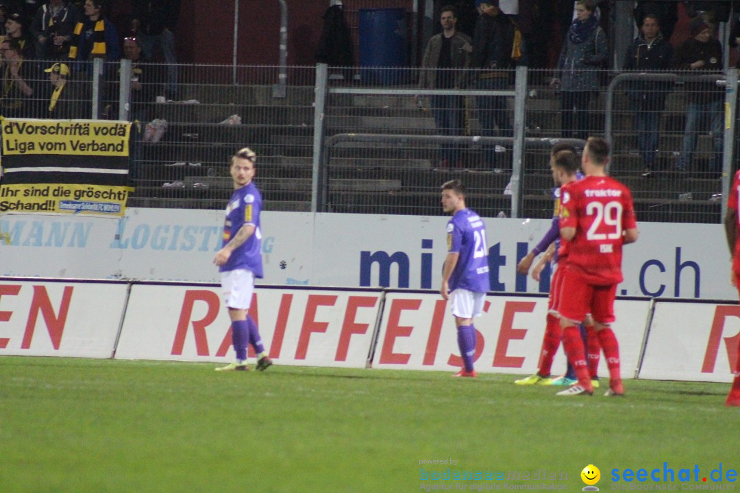 Fussball: FC Winterthur - FC Schaffhausen: Winterthur, 06.04.2018