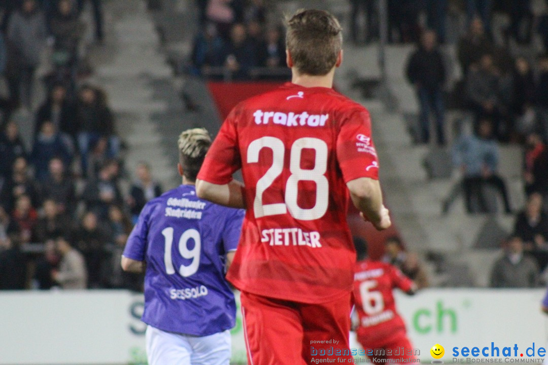 Fussball: FC Winterthur - FC Schaffhausen: Winterthur, 06.04.2018