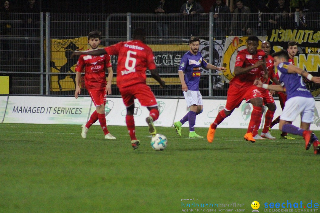 Fussball: FC Winterthur - FC Schaffhausen: Winterthur, 06.04.2018