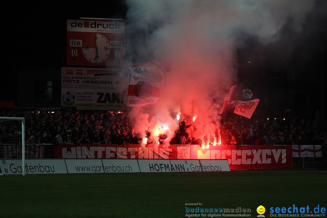 Fussball: FC Winterthur - FC Schaffhausen: Winterthur, 06.04.2018