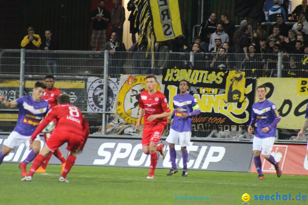 Fussball: FC Winterthur - FC Schaffhausen: Winterthur, 06.04.2018