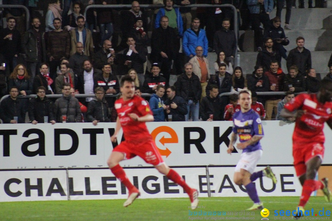 Fussball: FC Winterthur - FC Schaffhausen: Winterthur, 06.04.2018