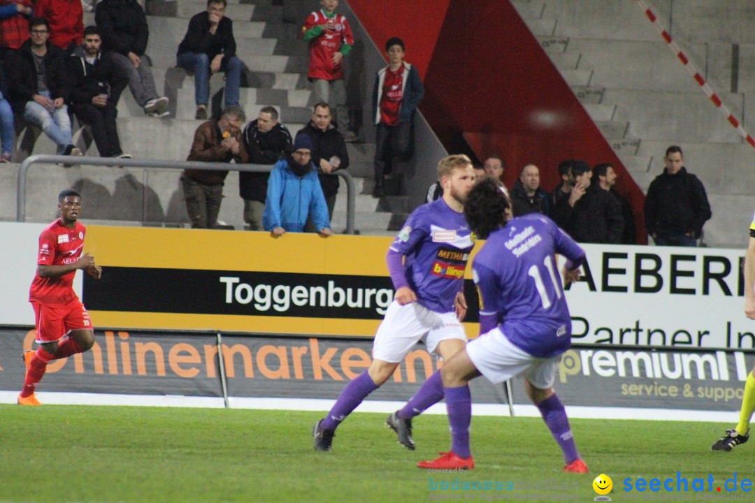 Fussball: FC Winterthur - FC Schaffhausen: Winterthur, 06.04.2018