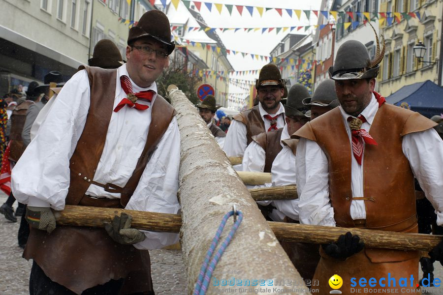 Narrenbaumstellen: Stockach, 11.02.2010