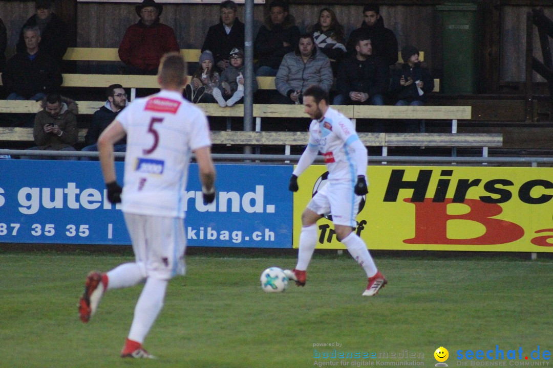 Fussball: FC Gossau vs AC Bellinzona, Gossau - Schweiz, 04.04.2018