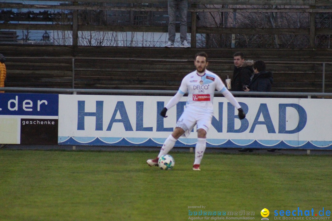 Fussball: FC Gossau vs AC Bellinzona, Gossau - Schweiz, 04.04.2018