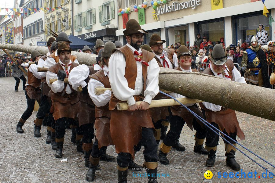 Narrenbaumstellen: Stockach, 11.02.2010