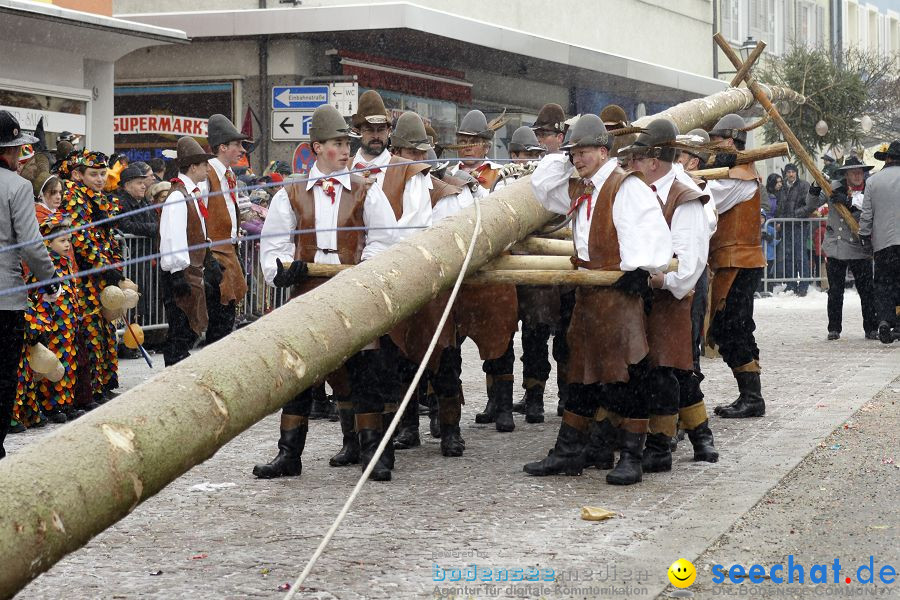 Narrenbaumstellen: Stockach, 11.02.2010