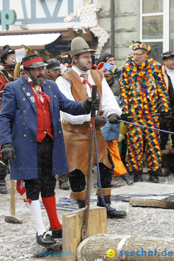 Narrenbaumstellen: Stockach, 11.02.2010