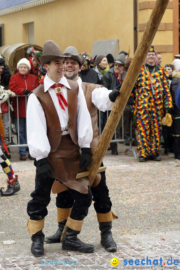 Narrenbaumstellen: Stockach, 11.02.2010