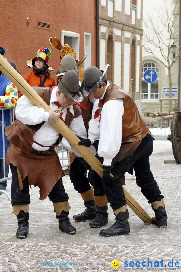 Narrenbaumstellen: Stockach, 11.02.2010