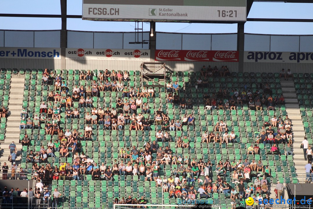 Fussball: FC ST.GALLEN 1879 vs FC THUN, St. Gallen - Schweiz, 21.04.2018