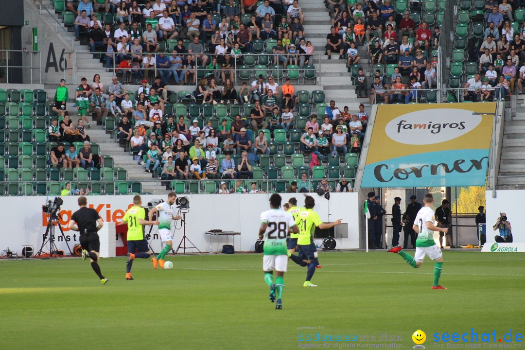 Fussball: FC ST.GALLEN 1879 vs FC THUN, St. Gallen - Schweiz, 21.04.2018