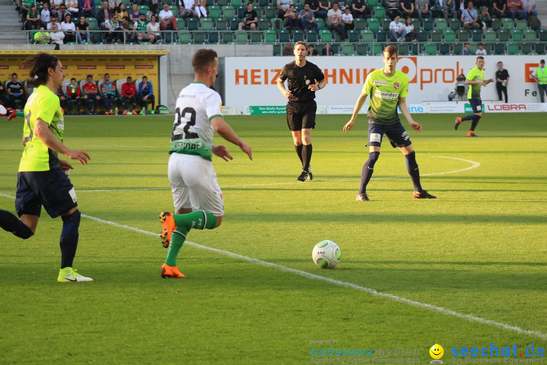 Fussball: FC ST.GALLEN 1879 vs FC THUN, St. Gallen - Schweiz, 21.04.2018