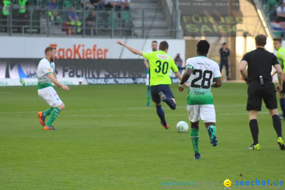 Fussball: FC ST.GALLEN 1879 vs FC THUN, St. Gallen - Schweiz, 21.04.2018