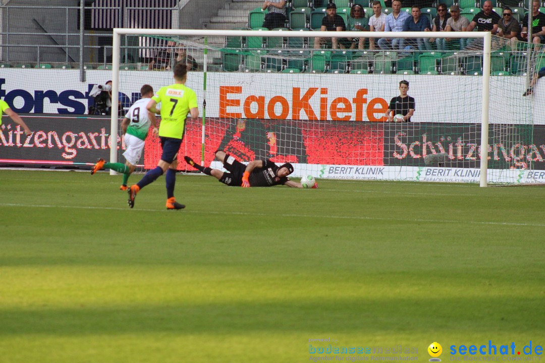 Fussball: FC ST.GALLEN 1879 vs FC THUN, St. Gallen - Schweiz, 21.04.2018