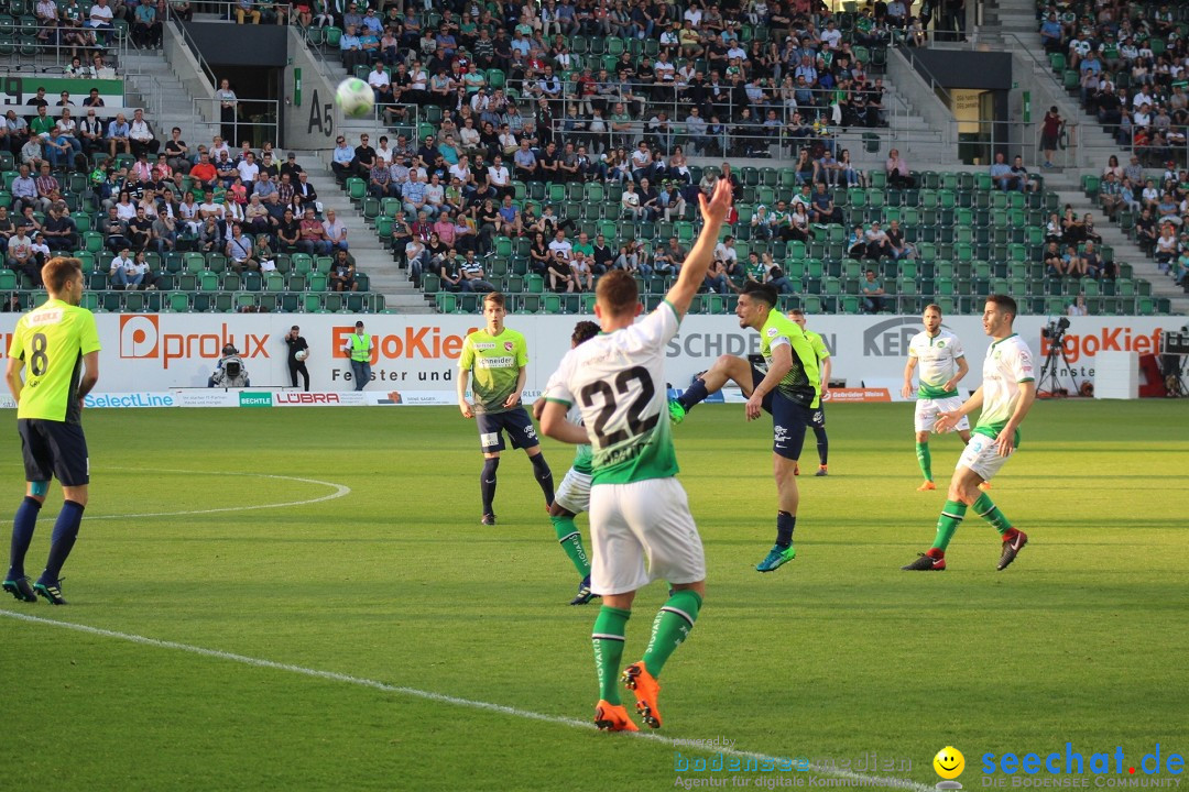 Fussball: FC ST.GALLEN 1879 vs FC THUN, St. Gallen - Schweiz, 21.04.2018