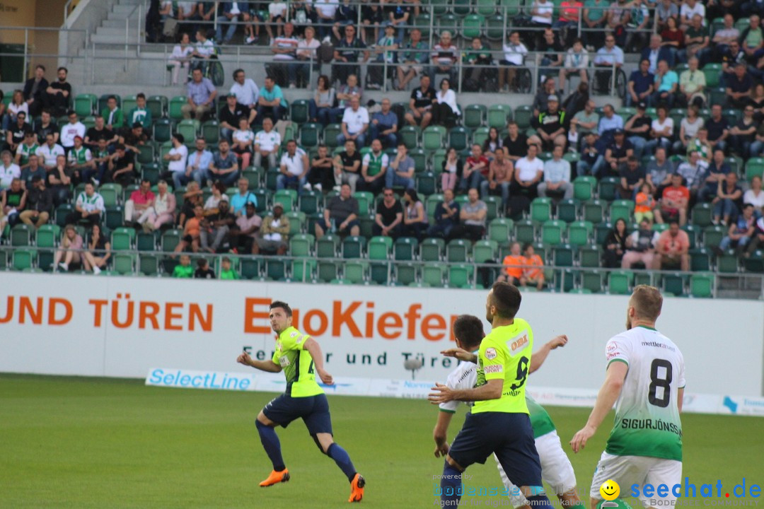 Fussball: FC ST.GALLEN 1879 vs FC THUN, St. Gallen - Schweiz, 21.04.2018