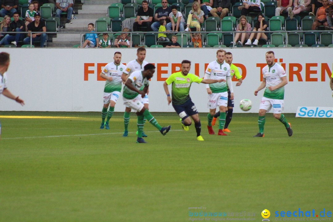 Fussball: FC ST.GALLEN 1879 vs FC THUN, St. Gallen - Schweiz, 21.04.2018