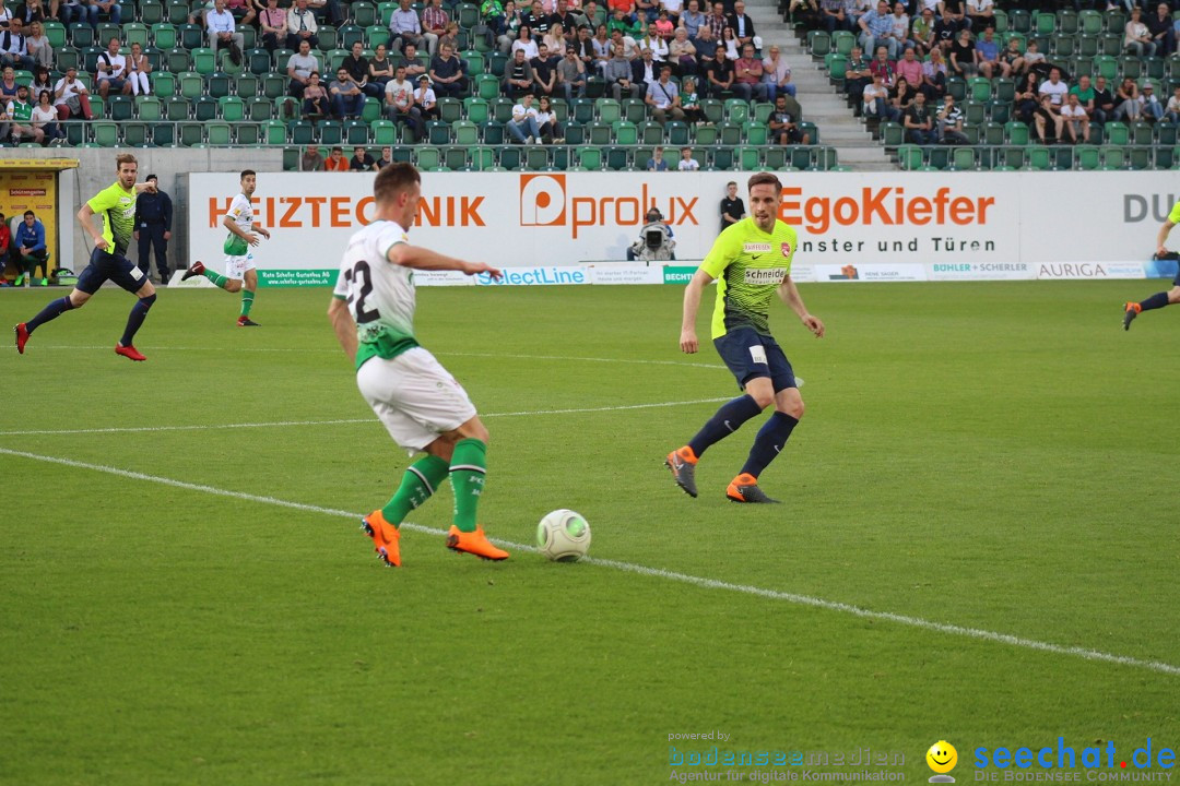 Fussball: FC ST.GALLEN 1879 vs FC THUN, St. Gallen - Schweiz, 21.04.2018