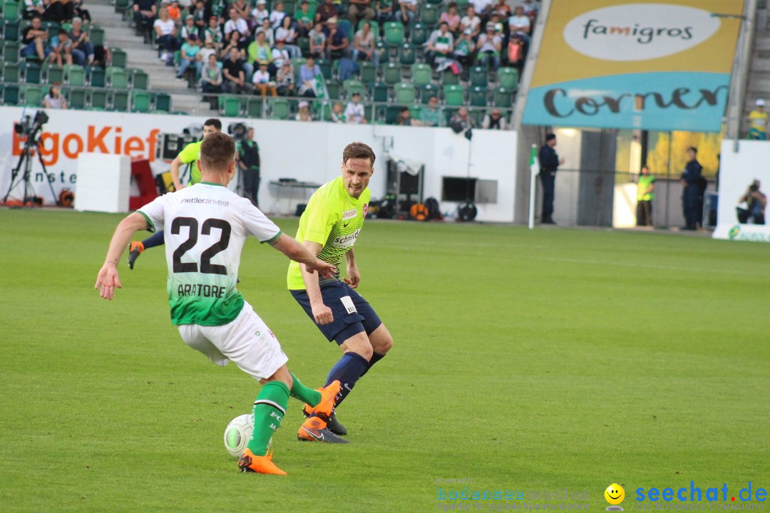 Fussball: FC ST.GALLEN 1879 vs FC THUN, St. Gallen - Schweiz, 21.04.2018