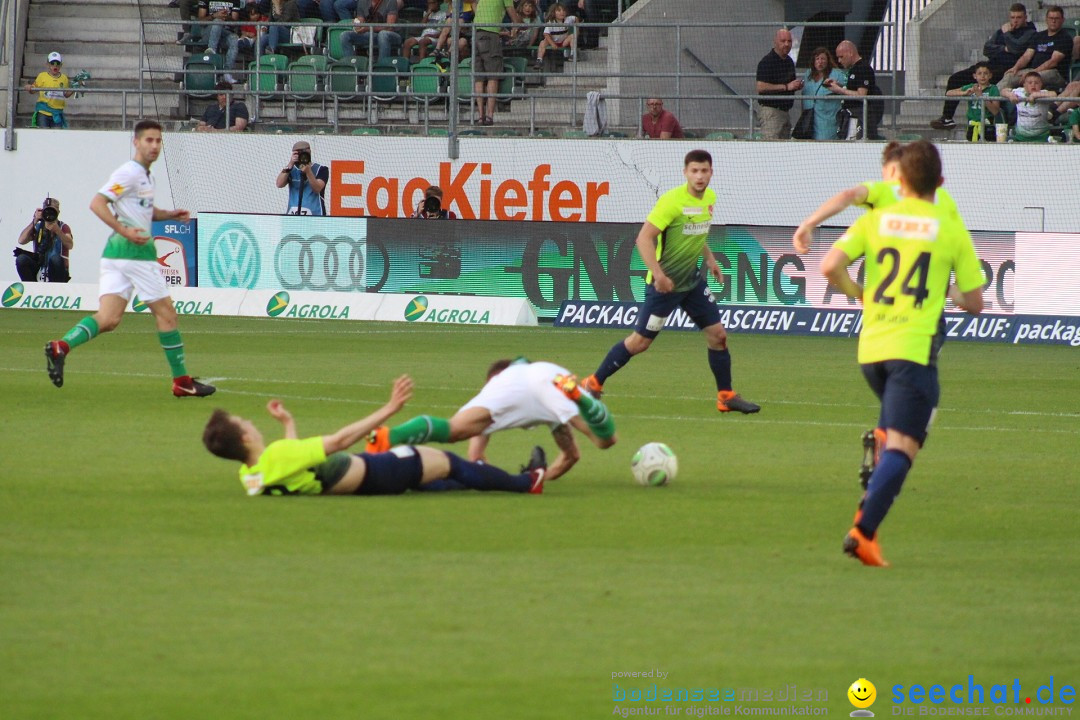 Fussball: FC ST.GALLEN 1879 vs FC THUN, St. Gallen - Schweiz, 21.04.2018