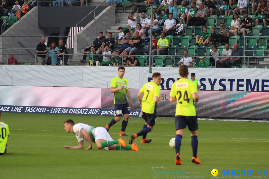 Fussball: FC ST.GALLEN 1879 vs FC THUN, St. Gallen - Schweiz, 21.04.2018