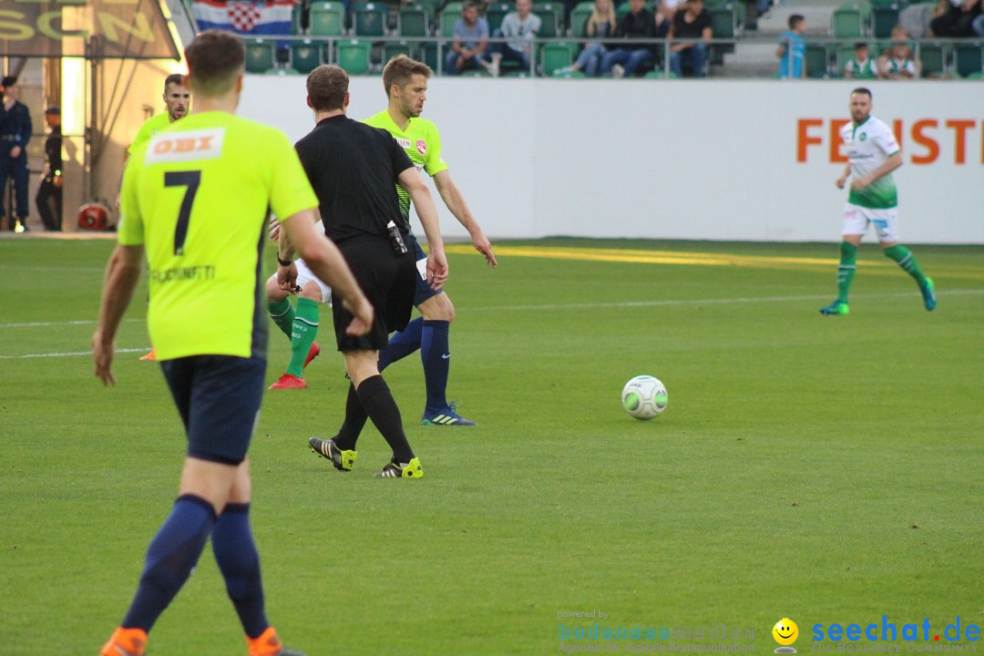 Fussball: FC ST.GALLEN 1879 vs FC THUN, St. Gallen - Schweiz, 21.04.2018