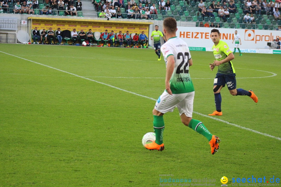 Fussball: FC ST.GALLEN 1879 vs FC THUN, St. Gallen - Schweiz, 21.04.2018