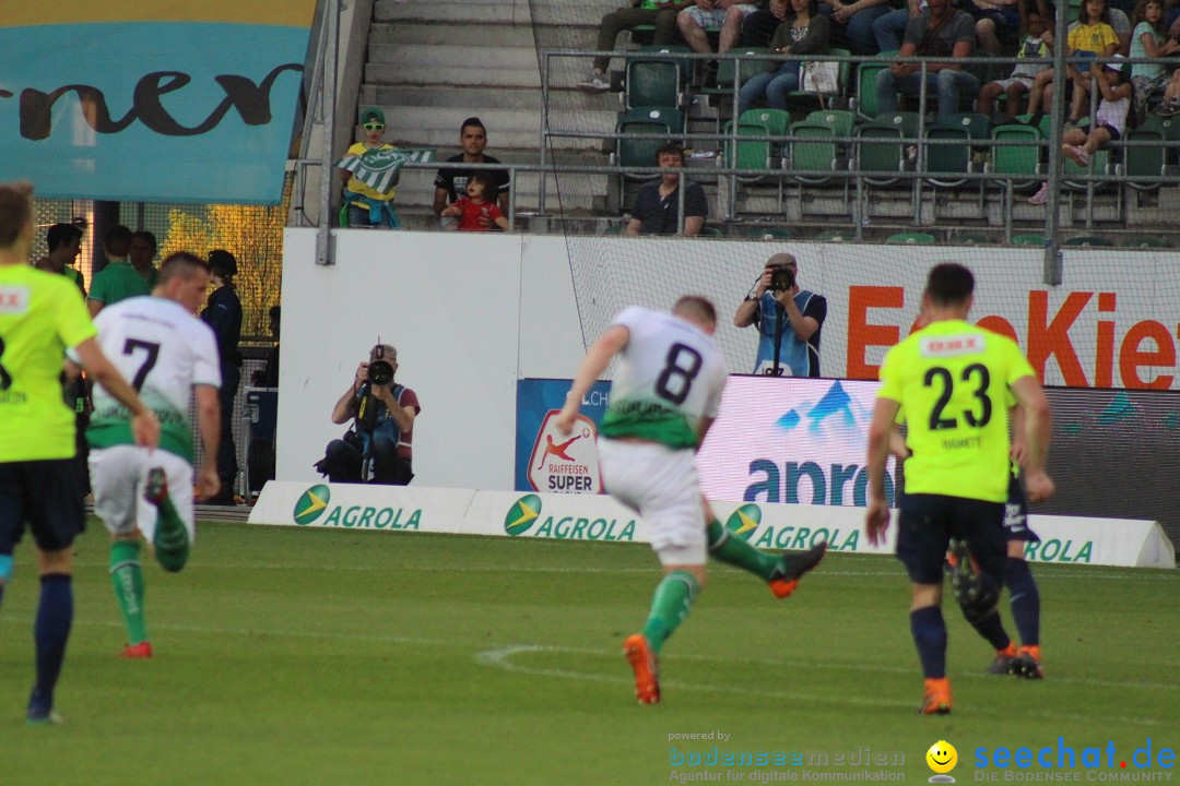 Fussball: FC ST.GALLEN 1879 vs FC THUN, St. Gallen - Schweiz, 21.04.2018