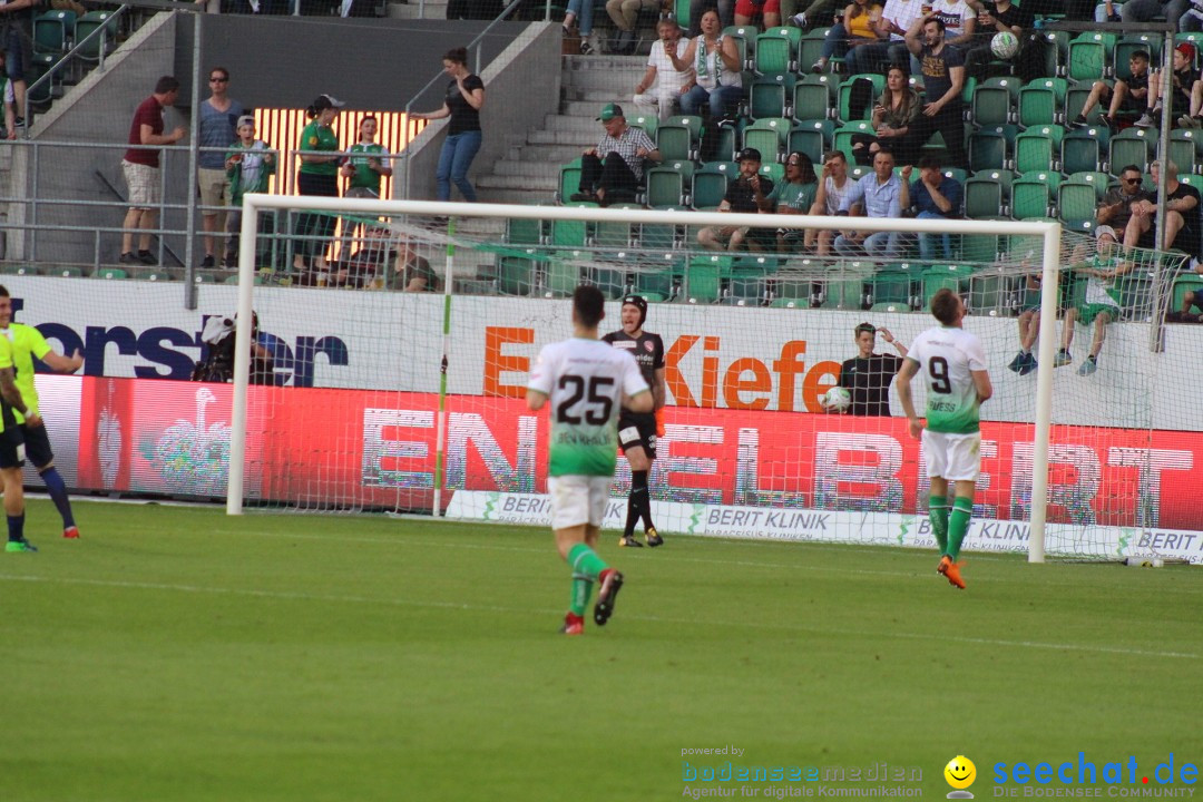 Fussball: FC ST.GALLEN 1879 vs FC THUN, St. Gallen - Schweiz, 21.04.2018