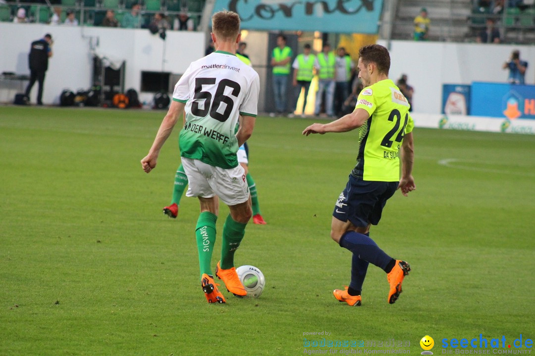 Fussball: FC ST.GALLEN 1879 vs FC THUN, St. Gallen - Schweiz, 21.04.2018