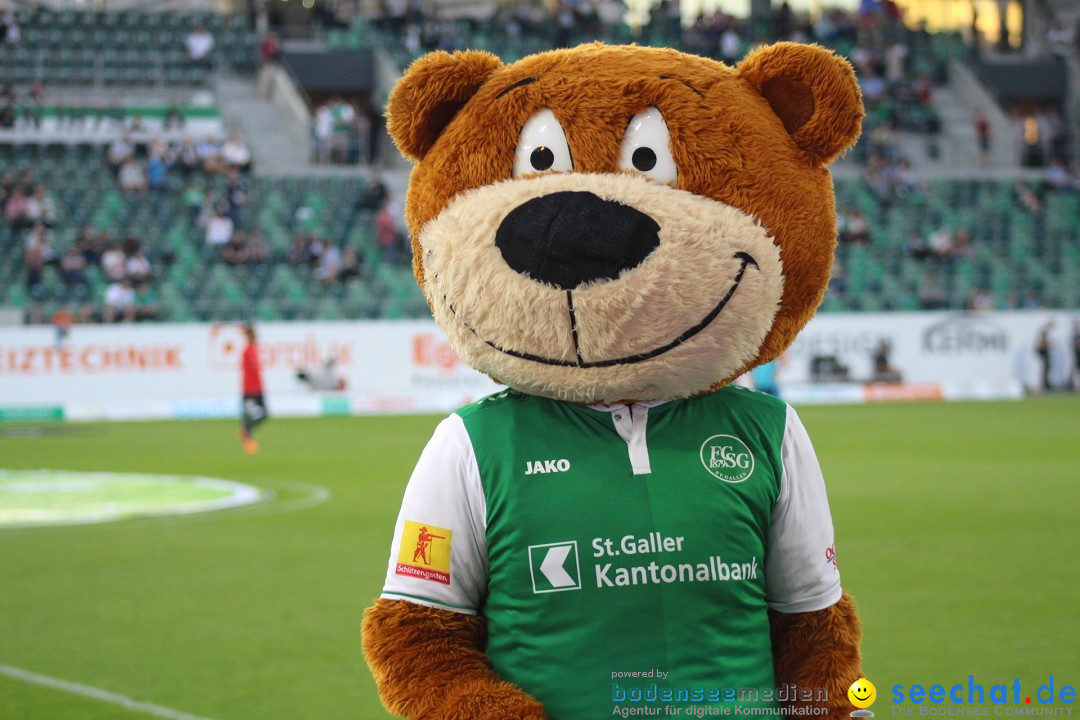 Fussball: FC ST.GALLEN 1879 vs FC THUN, St. Gallen - Schweiz, 21.04.2018