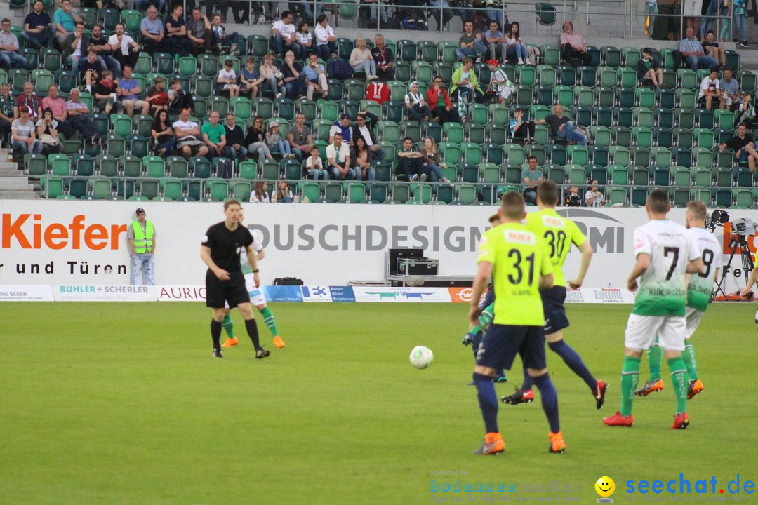 Fussball: FC ST.GALLEN 1879 vs FC THUN, St. Gallen - Schweiz, 21.04.2018