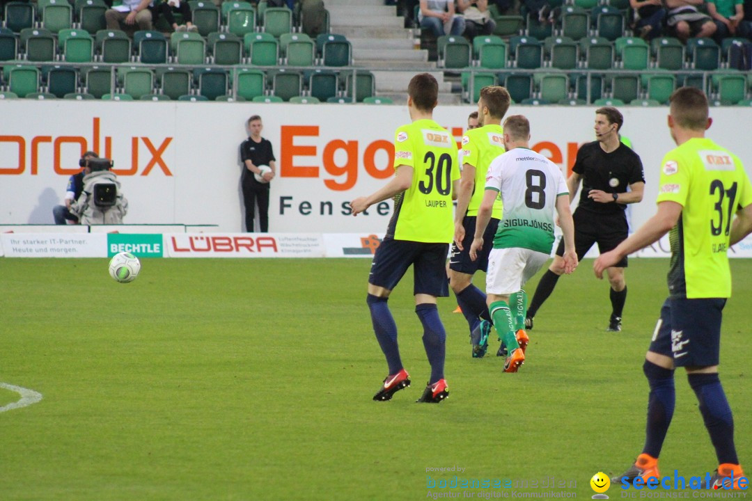 Fussball: FC ST.GALLEN 1879 vs FC THUN, St. Gallen - Schweiz, 21.04.2018