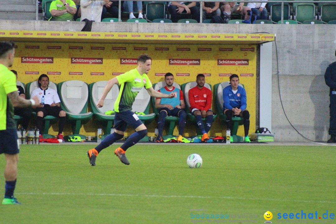 Fussball: FC ST.GALLEN 1879 vs FC THUN, St. Gallen - Schweiz, 21.04.2018