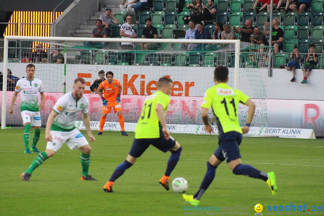 Fussball: FC ST.GALLEN 1879 vs FC THUN, St. Gallen - Schweiz, 21.04.2018