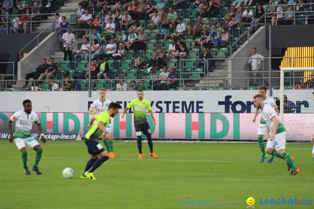 Fussball: FC ST.GALLEN 1879 vs FC THUN, St. Gallen - Schweiz, 21.04.2018