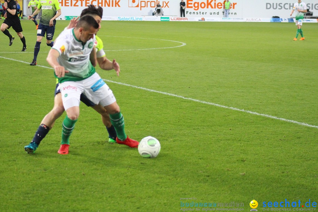 Fussball: FC ST.GALLEN 1879 vs FC THUN, St. Gallen - Schweiz, 21.04.2018