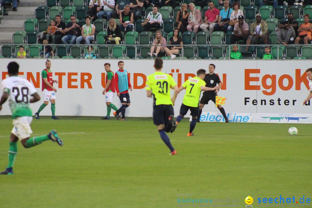 Fussball: FC ST.GALLEN 1879 vs FC THUN, St. Gallen - Schweiz, 21.04.2018