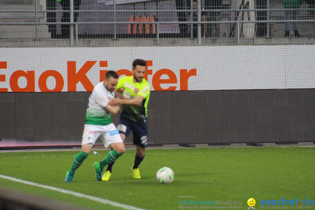 Fussball: FC ST.GALLEN 1879 vs FC THUN, St. Gallen - Schweiz, 21.04.2018